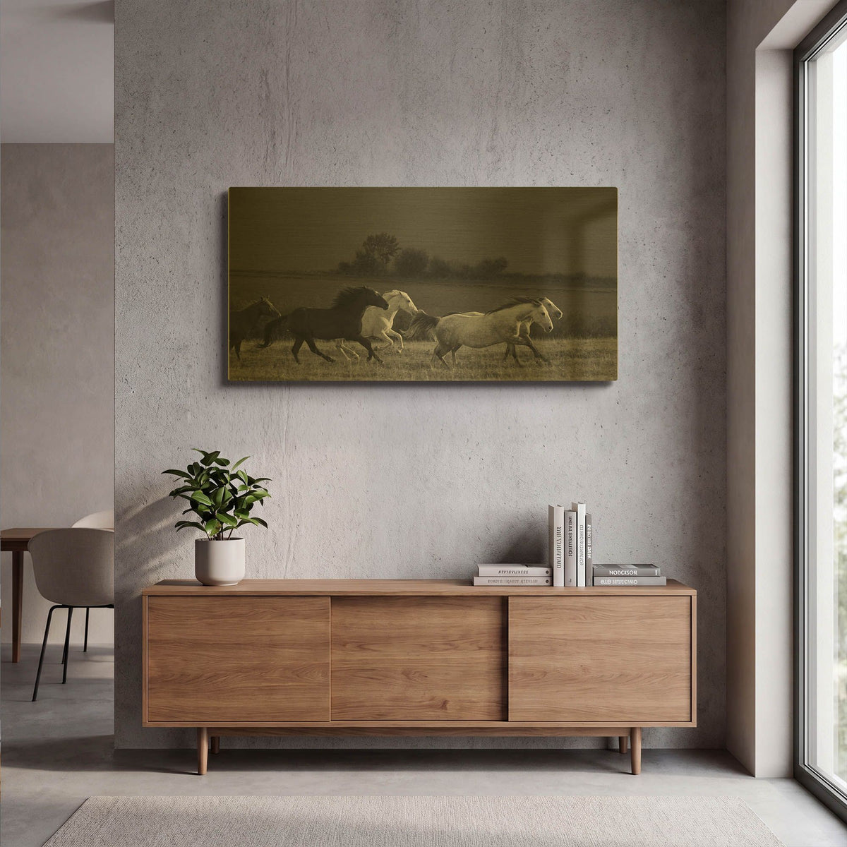 'Running France' By Susan Friedman Gold Metal Wall Art