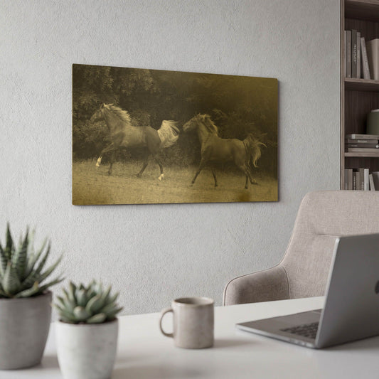 'Magnolia And Cruz' By Susan Friedman Gold Metal Wall Art