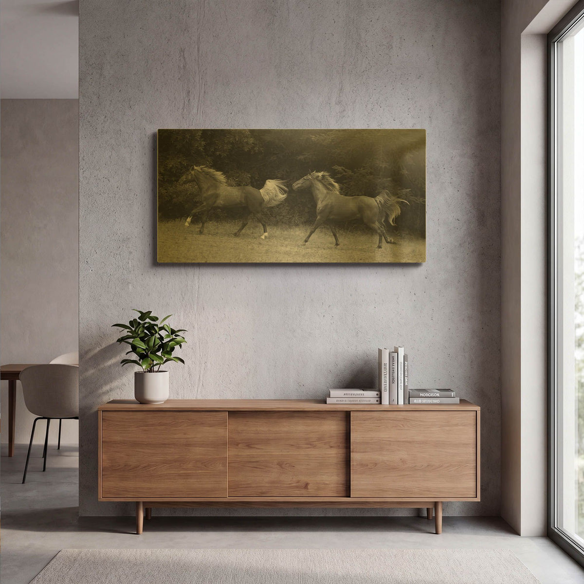 'Magnolia And Cruz' By Susan Friedman Gold Metal Wall Art
