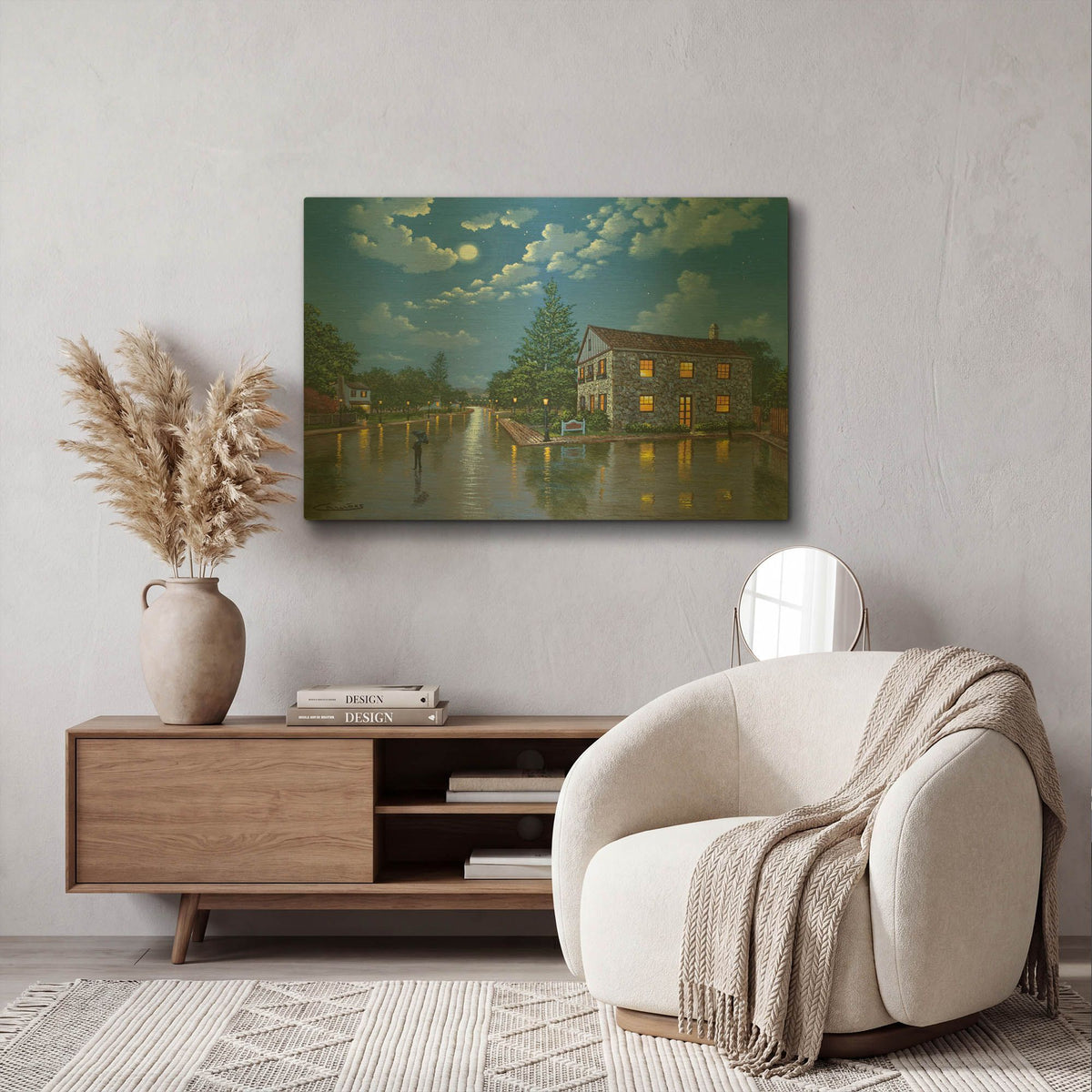 'Yountville, Napa Valley' By Eduardo Camoes Gold Metal Wall Art