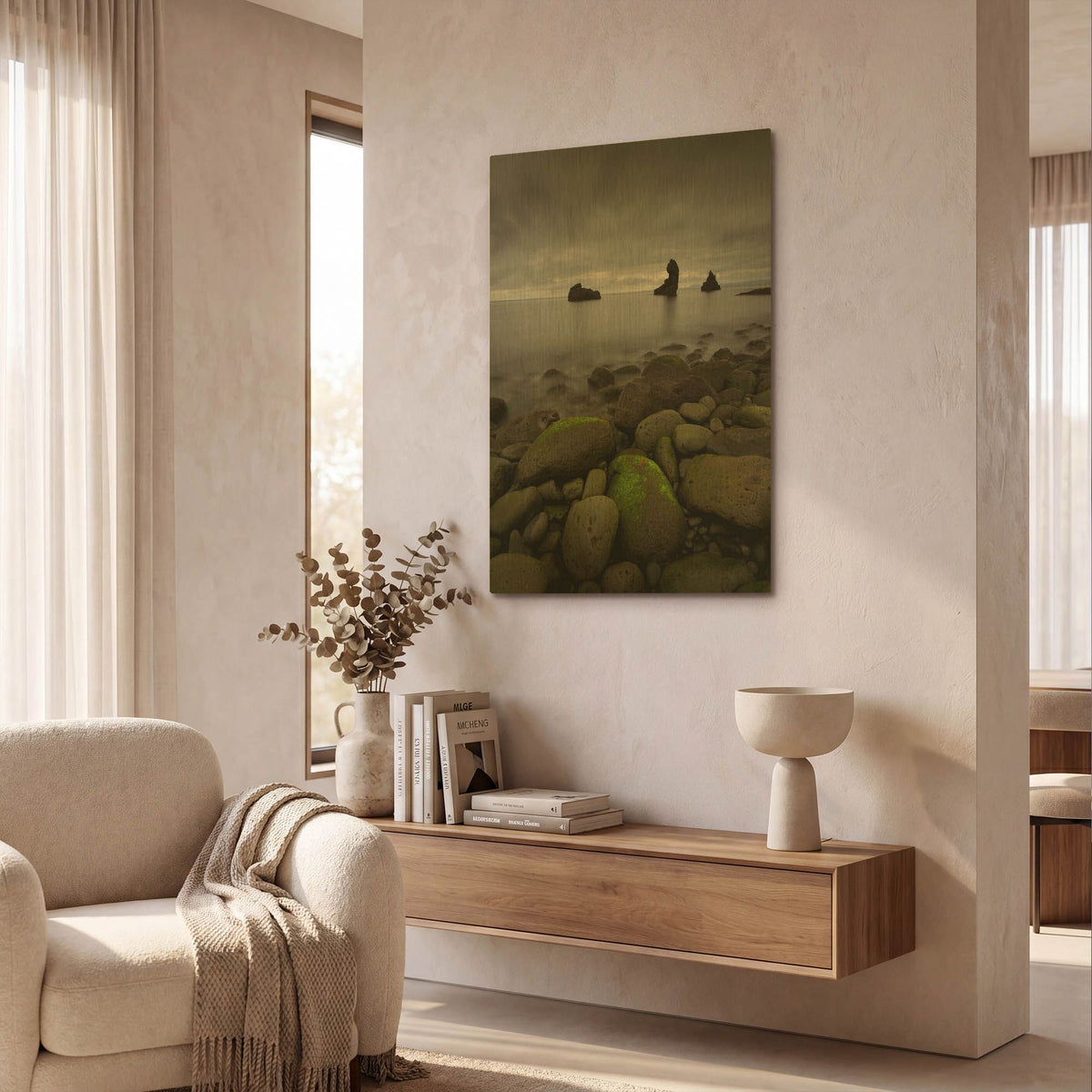'Heimaey' By Everlook Photography Gold Metal Wall Art