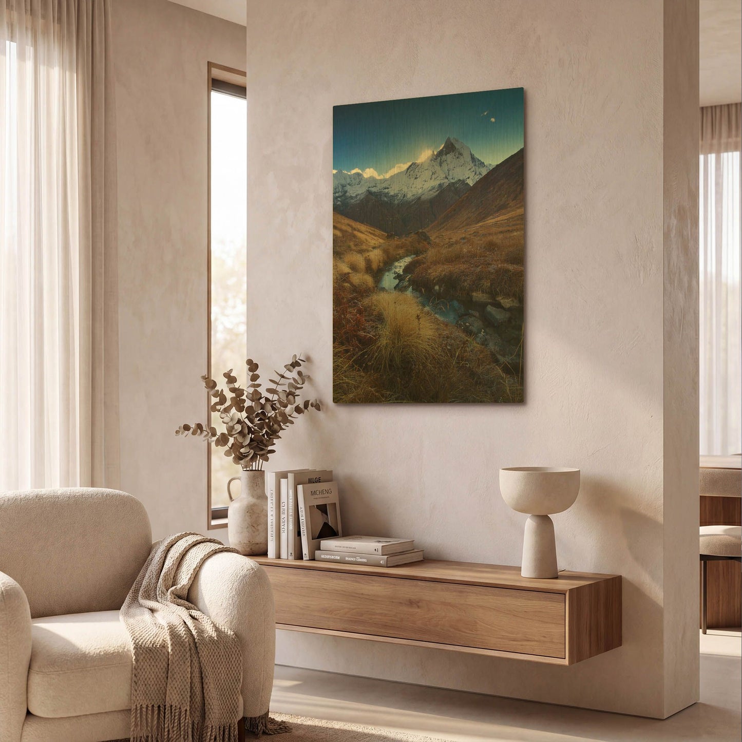 'Macchupucchre' By Everlook Photography Gold Metal Wall Art