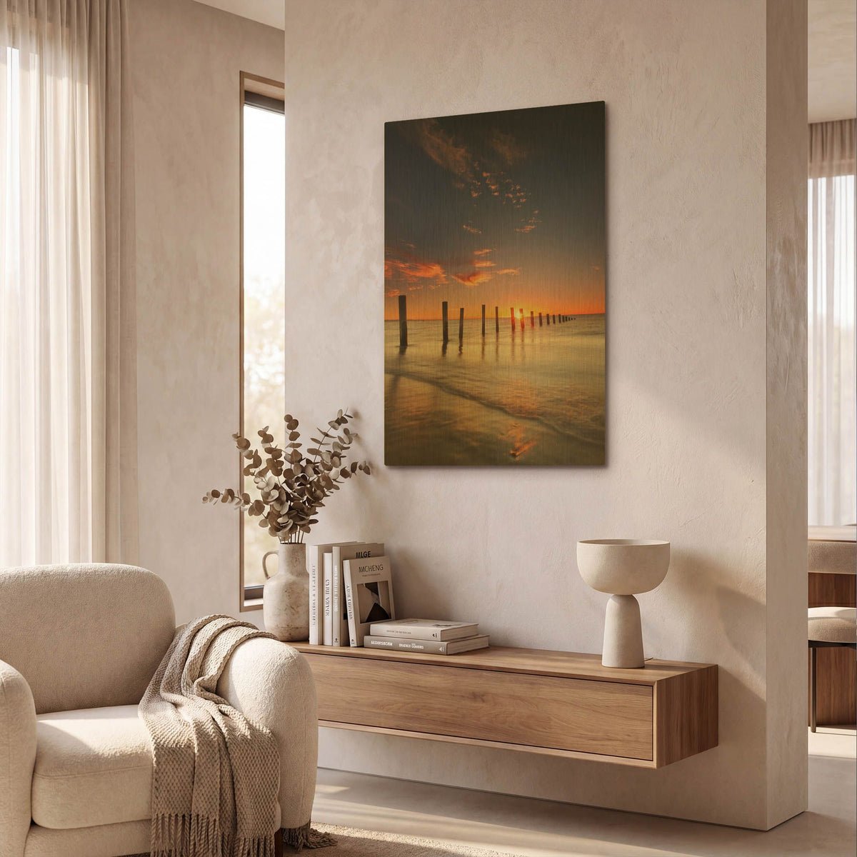 'Moana' By Everlook Photography Gold Metal Wall Art