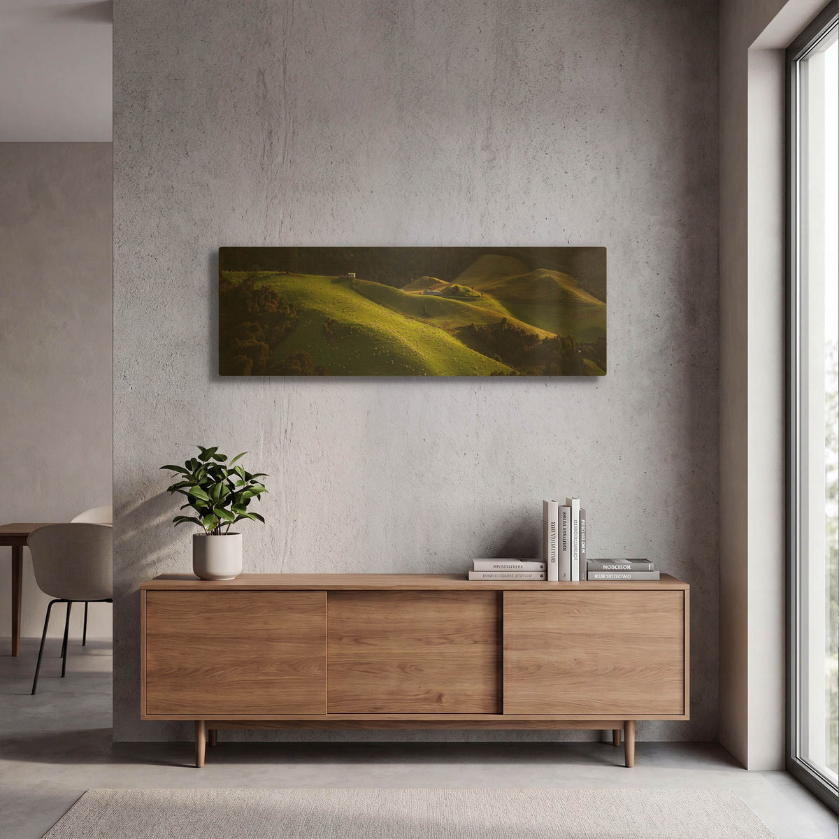 'Catlins' By Everlook Photography Gold Metal Wall Art
