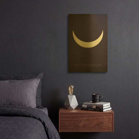 'Alice in Wonderland' By Christian Jackson Gold Metal Wall Art