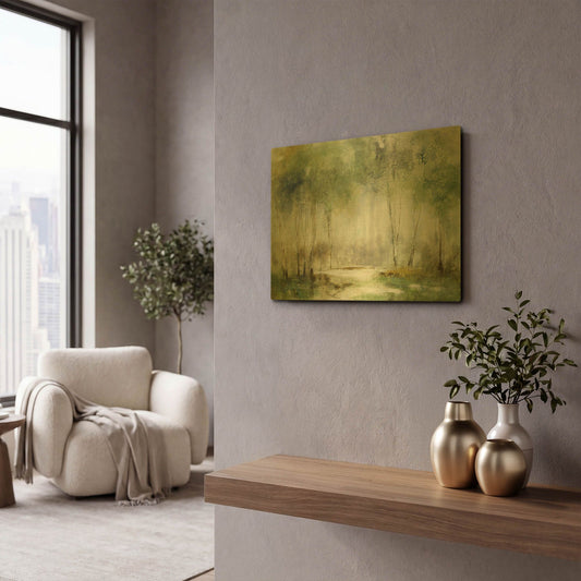 'The Quiet Life' By J Austin Jennings Gold Metal Wall Art