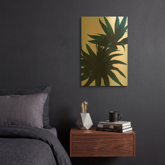 'Fly Away' By Hanna Kastl-Lundberg Gold Metal Wall Art