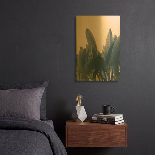 'It Happens' By Hanna Kastl-Lundberg Gold Metal Wall Art