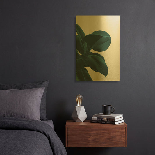 'Long Way Home' By Hanna Kastl-Lundberg Gold Metal Wall Art