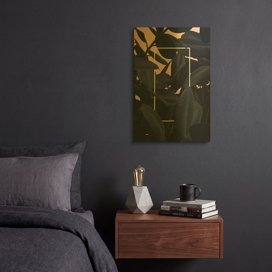 'Purpose' By Hanna Kastl-Lundberg Gold Metal Wall Art