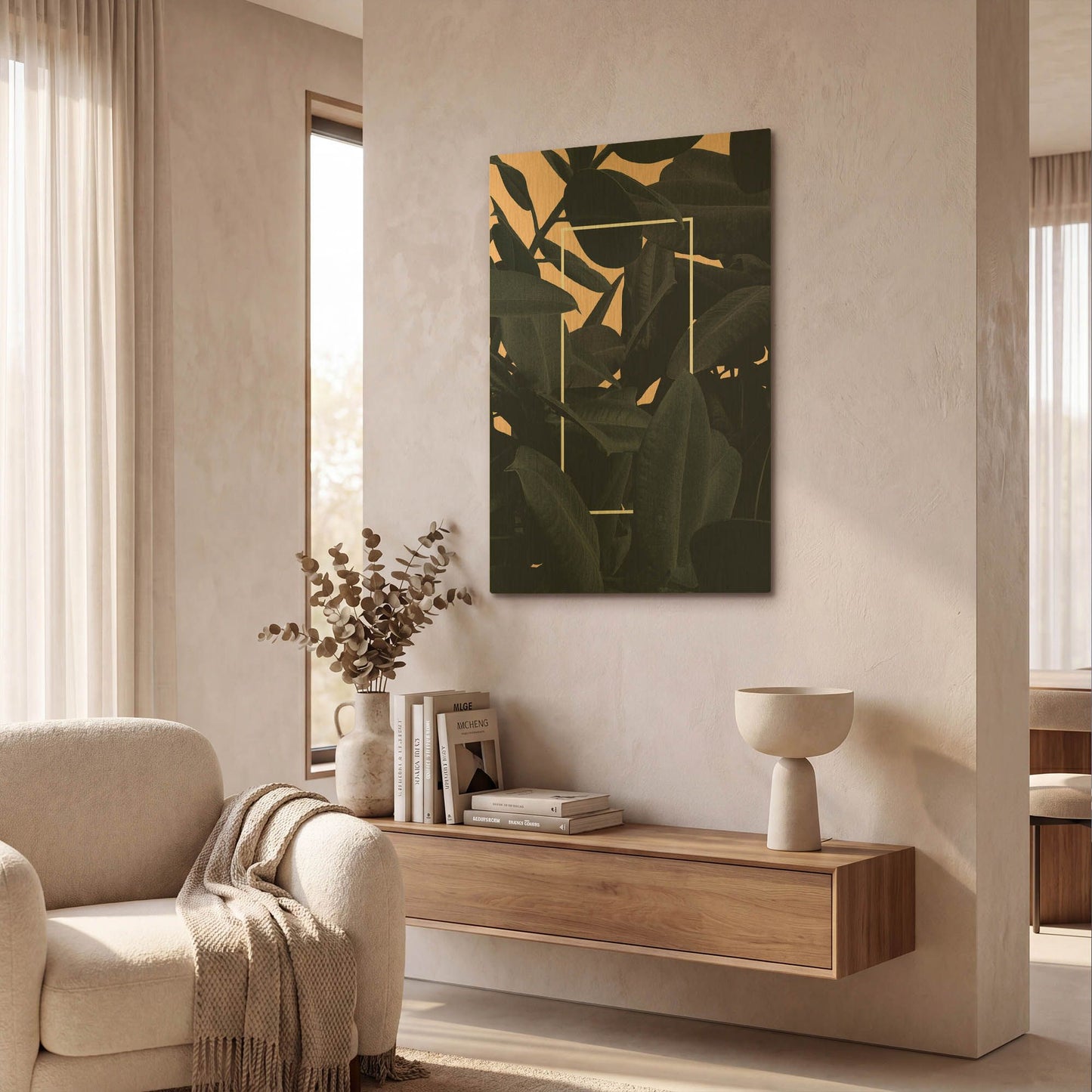 'Purpose' By Hanna Kastl-Lundberg Gold Metal Wall Art
