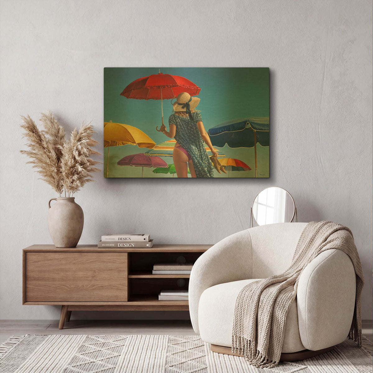 'Canopies' By Paul Kelley Gold Metal Wall Art