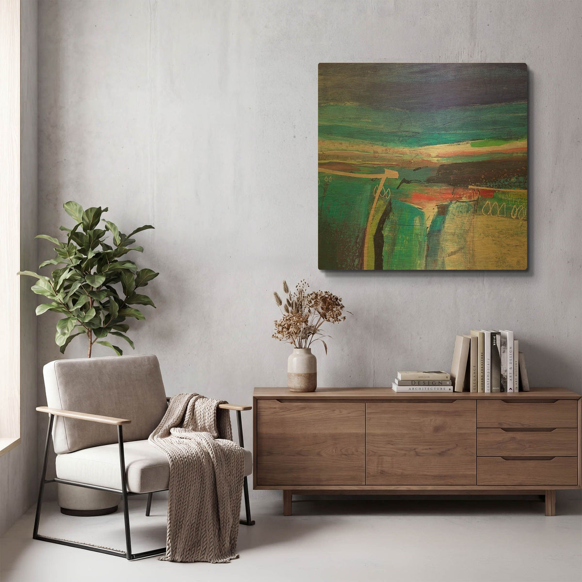 'Flying Low No. 3' By Andrew Kinmont Gold Metal Wall Art