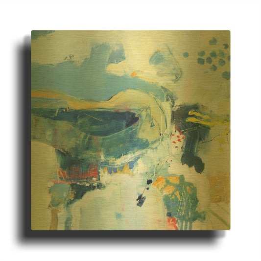 'Grasshoppers & Hummingbirds' By Andrew Kinmont Gold Metal Wall Art