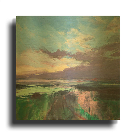 'The Beauty Of The Morning' By Andrew Kinmont Gold Metal Wall Art