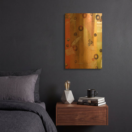'Of This World No. 11' By Aleah Koury Gold Metal Wall Art