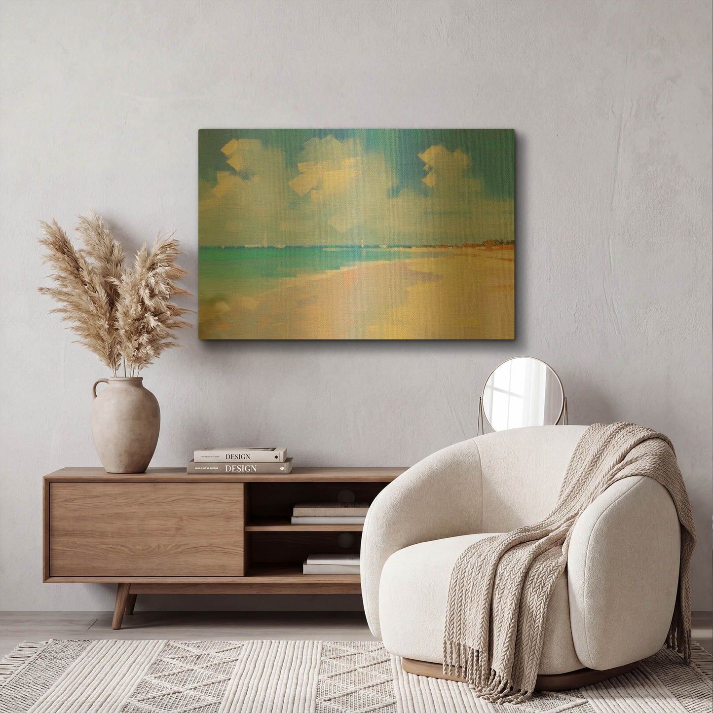 'Playa 8' By Alex Hook Krioutchkov Gold Metal Wall Art