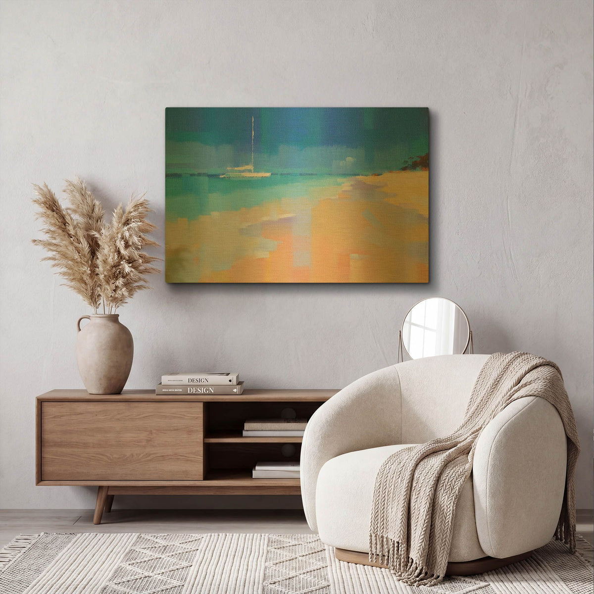 'Sound of Paradise' By Alex Hook Krioutchkov Gold Metal Wall Art