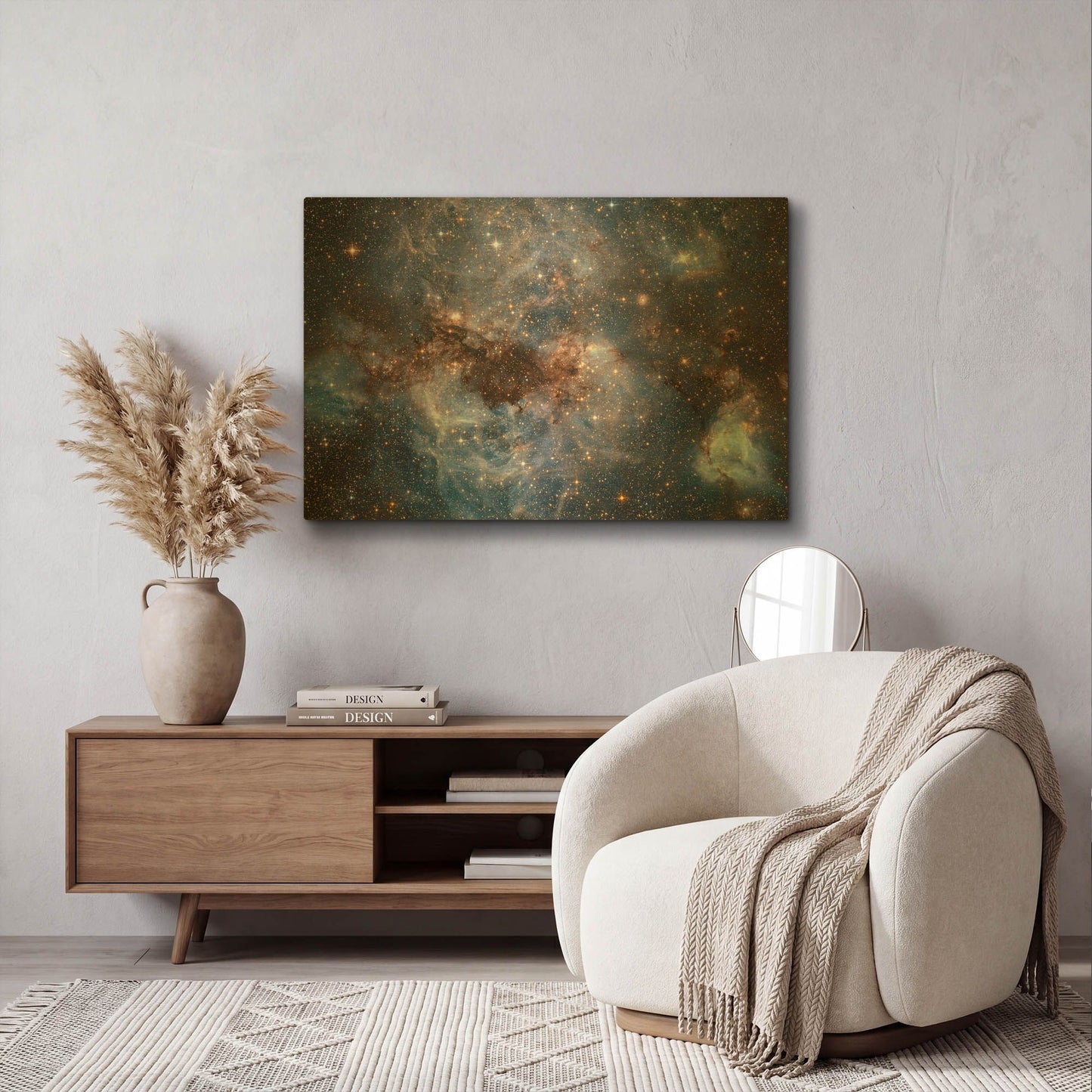 'Maelstrom' By NASA Space Photos Gold Metal Wall Art