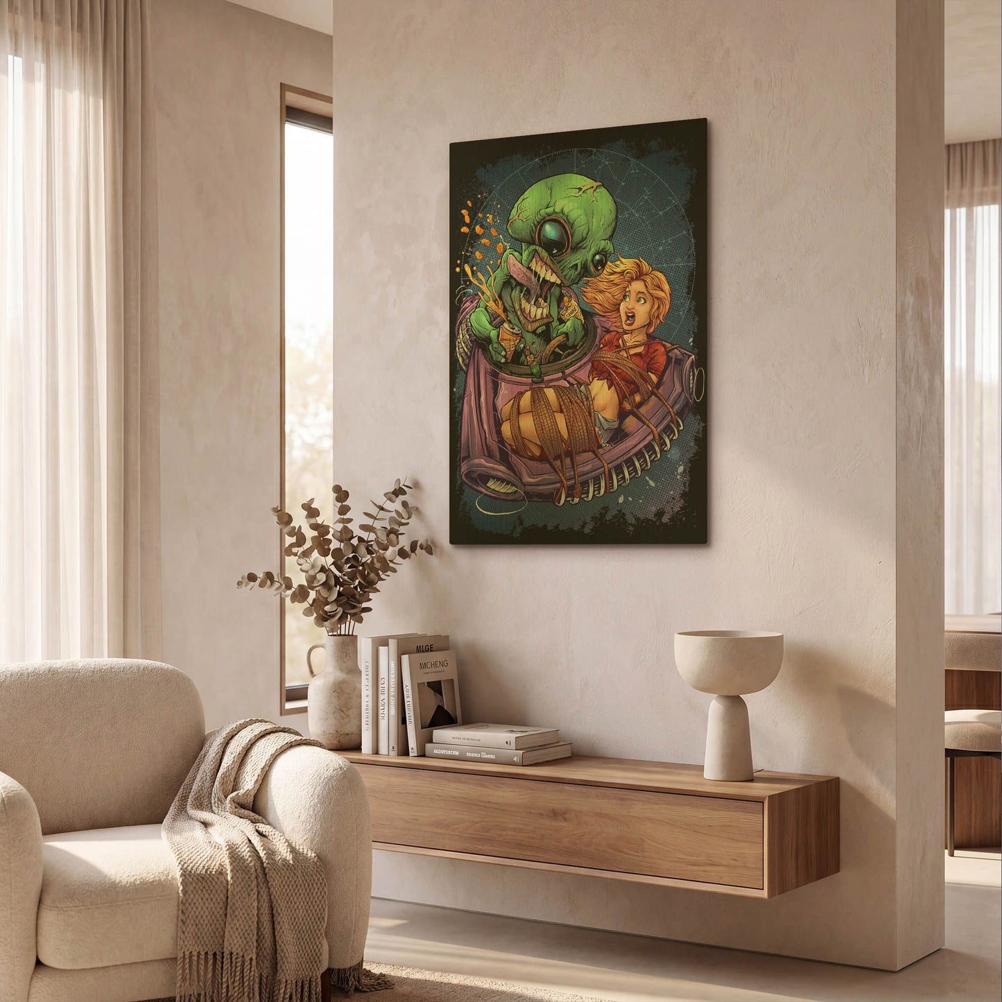 'Take Out' By Flyland Designs Gold Metal Wall Art