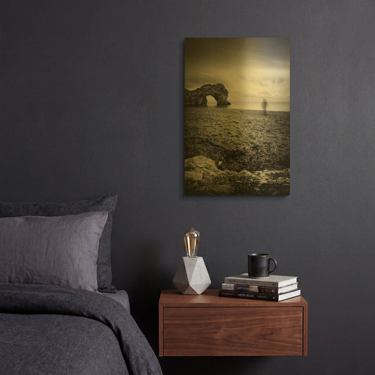 'Durdle Door' By Nina Papiorek Gold Metal Wall Art