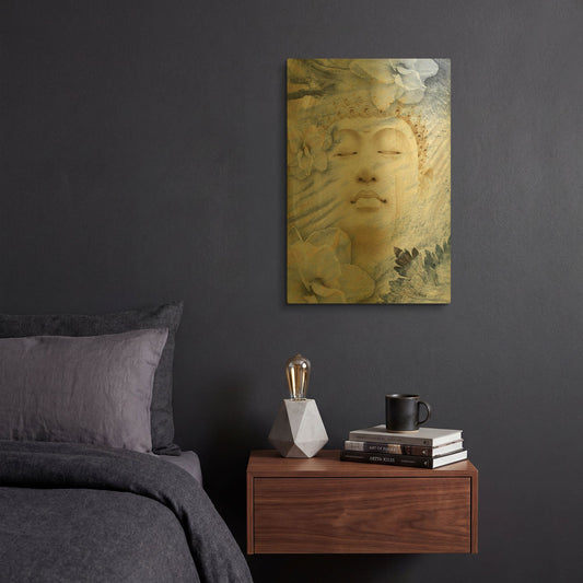 'Inner Infinity' By Fusion Idol Arts Gold Metal Wall Art