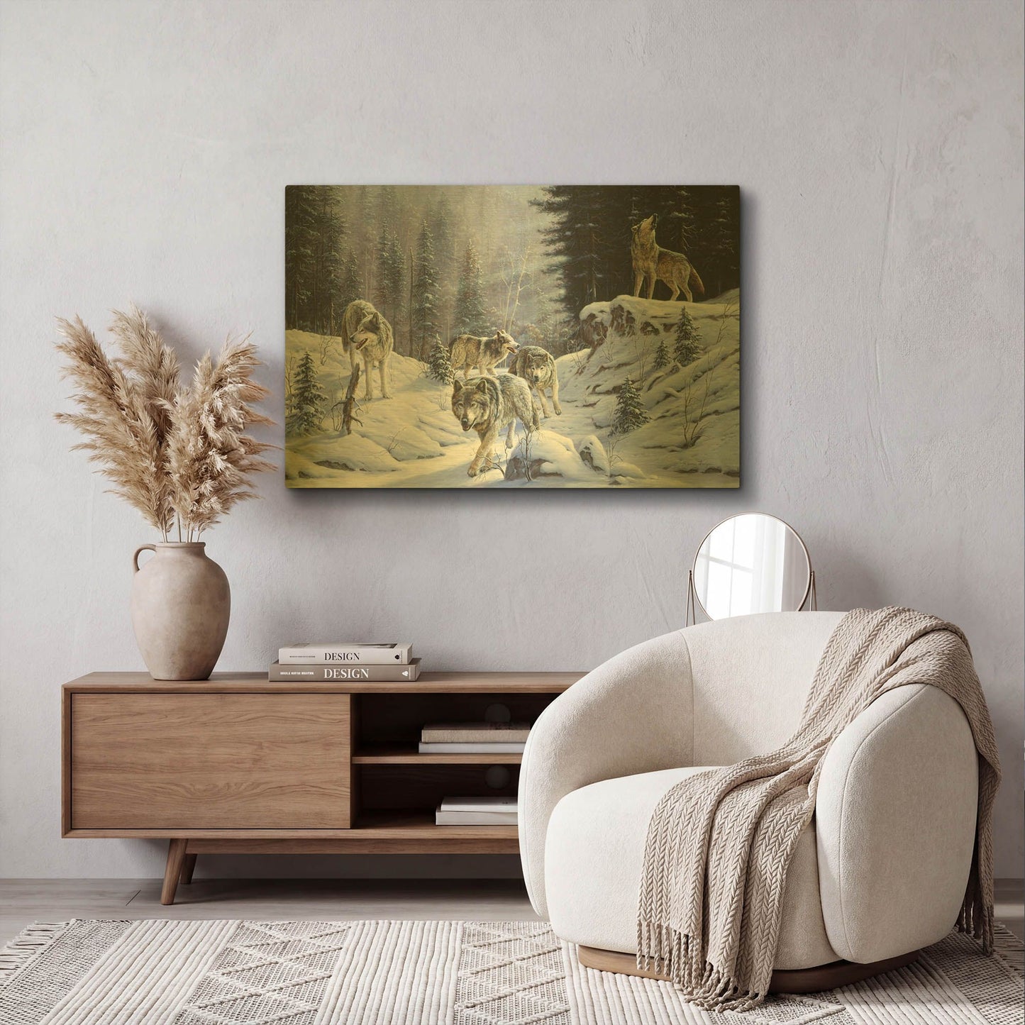 'Final Call' By R. Hed Gold Metal Wall Art