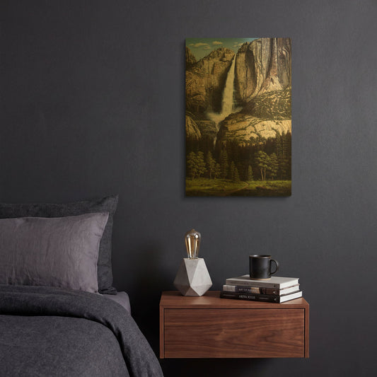 'Water Dance' By R. Hed Gold Metal Wall Art
