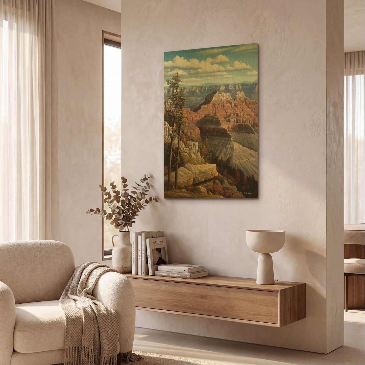 'A Time For Peace' By R. Hed Gold Metal Wall Art