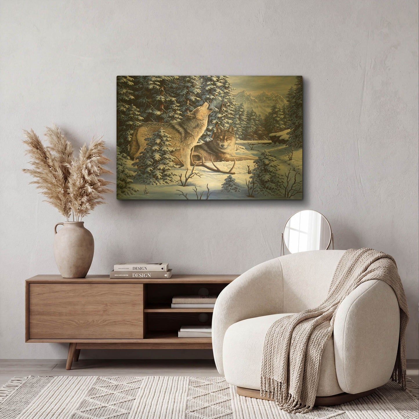 'The Trophy' By R. Hed Gold Metal Wall Art