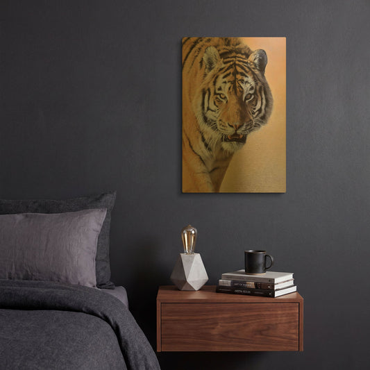 'Elektra' By Sam Dolman Gold Metal Wall Art