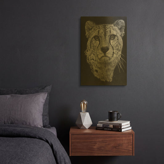 'Imperial' By Barbara Keith Gold Metal Wall Art