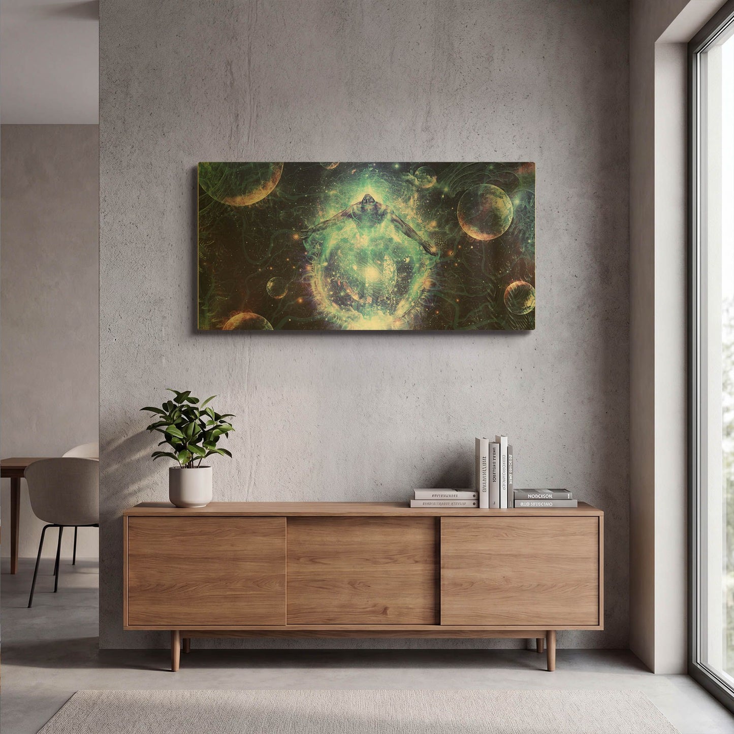 'All From Nothing We Become Something' By Cameron Gray Gold Metal Wall Art