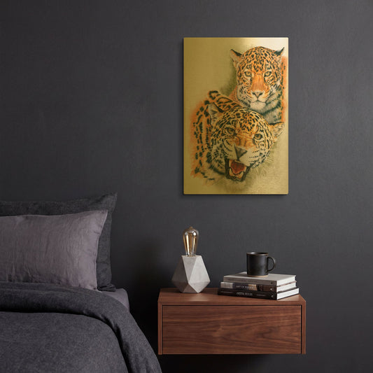 'Blaze Of Glory' By Barbara Keith Gold Metal Wall Art