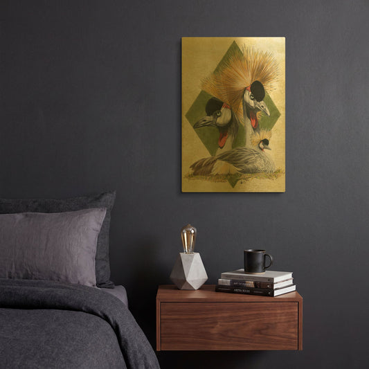 'Zenith' By Barbara Keith Gold Metal Wall Art