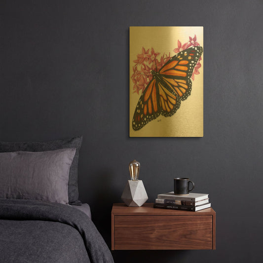 'Discovery' By Barbara Keith Gold Metal Wall Art