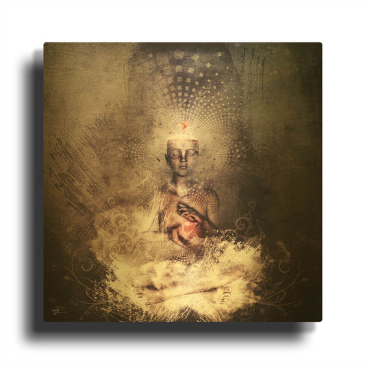'Forever Can Be' By Cameron Gray Gold Metal Wall Art