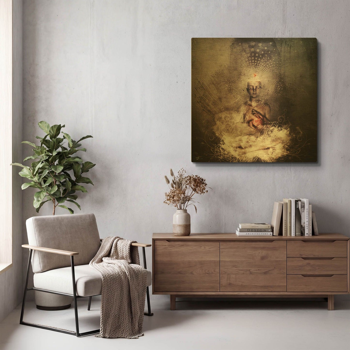 'Forever Can Be' By Cameron Gray Gold Metal Wall Art