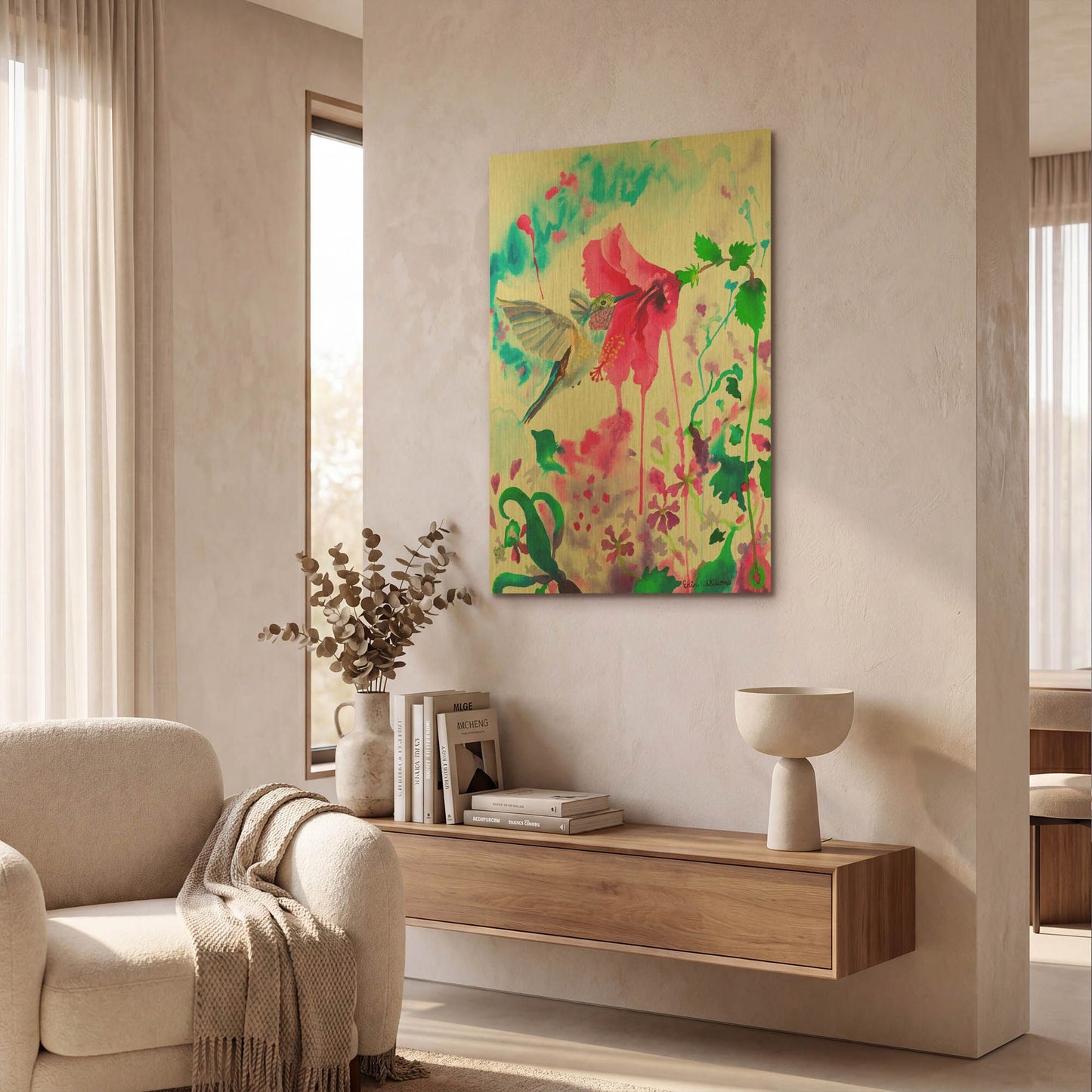 'Opening To Grace' By Carissa Luminess Gold Metal Wall Art