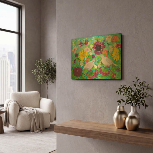 'Prayer For Love' By Carissa Luminess Gold Metal Wall Art