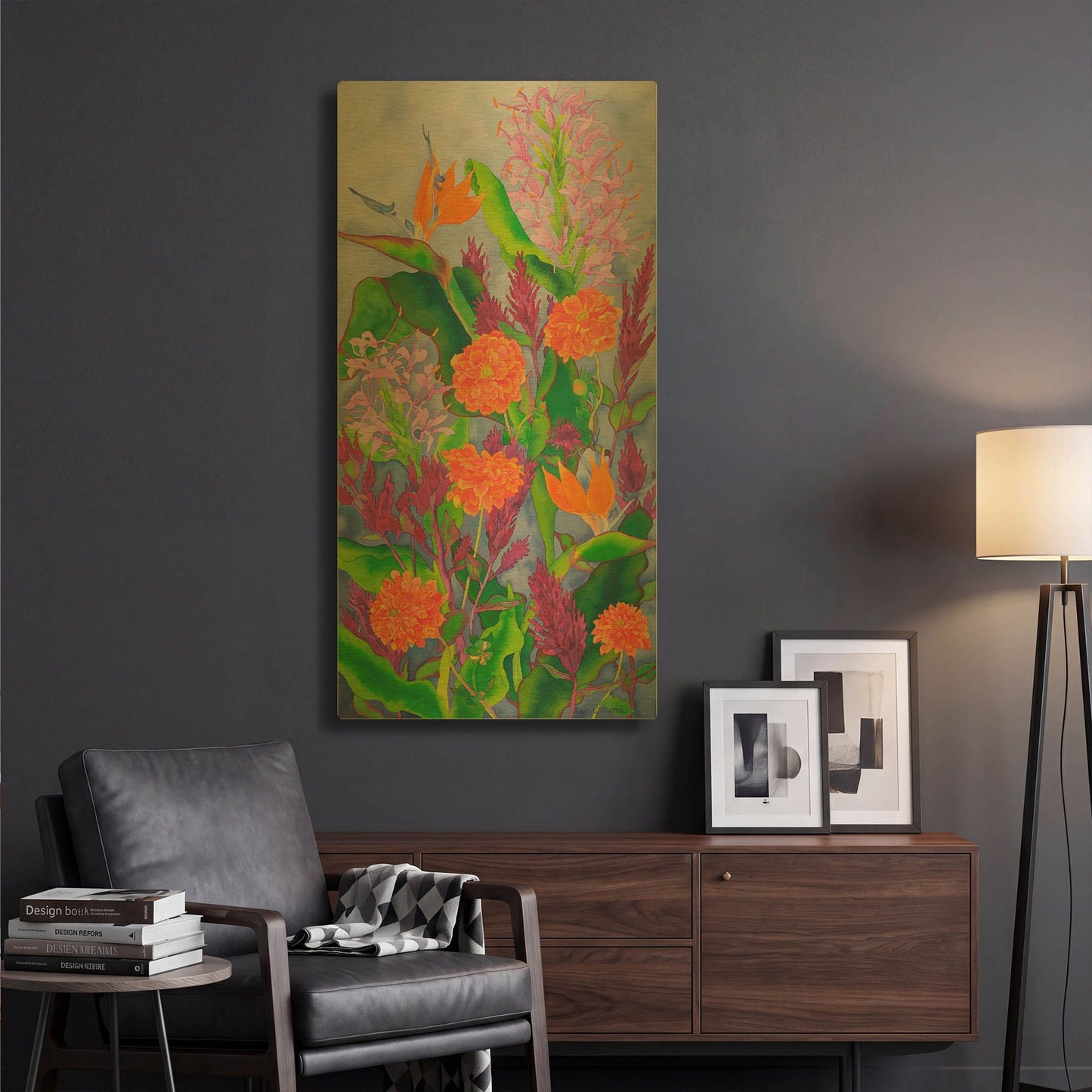 'Surrendering To Sweetness' By Carissa Luminess Gold Metal Wall Art