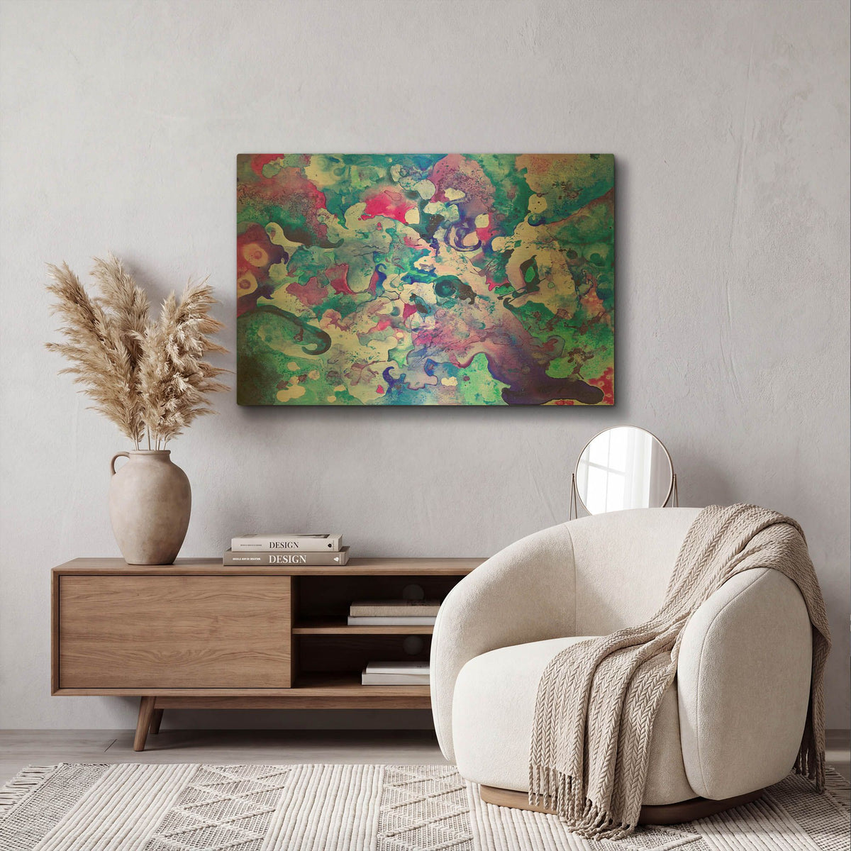 'Luminous Darkness' By Carissa Luminess Gold Metal Wall Art