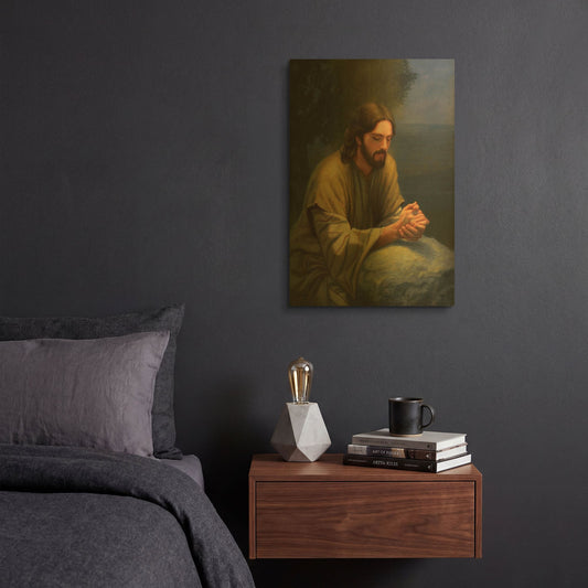 'The Intercession' By David Lindsley Gold Metal Wall Art