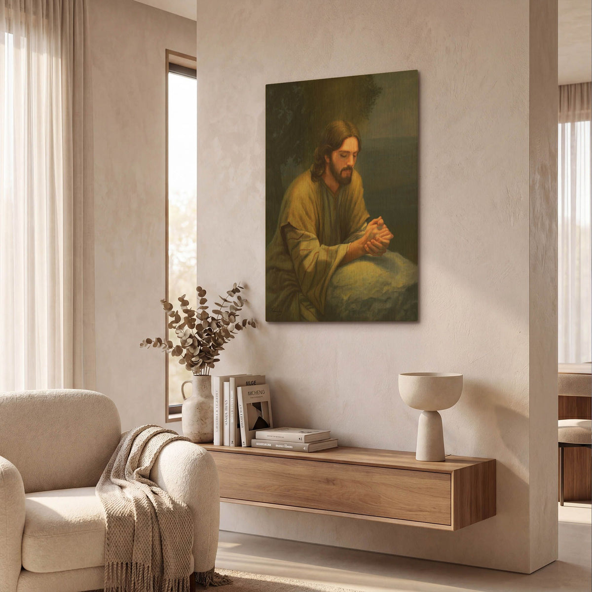 'The Intercession' By David Lindsley Gold Metal Wall Art