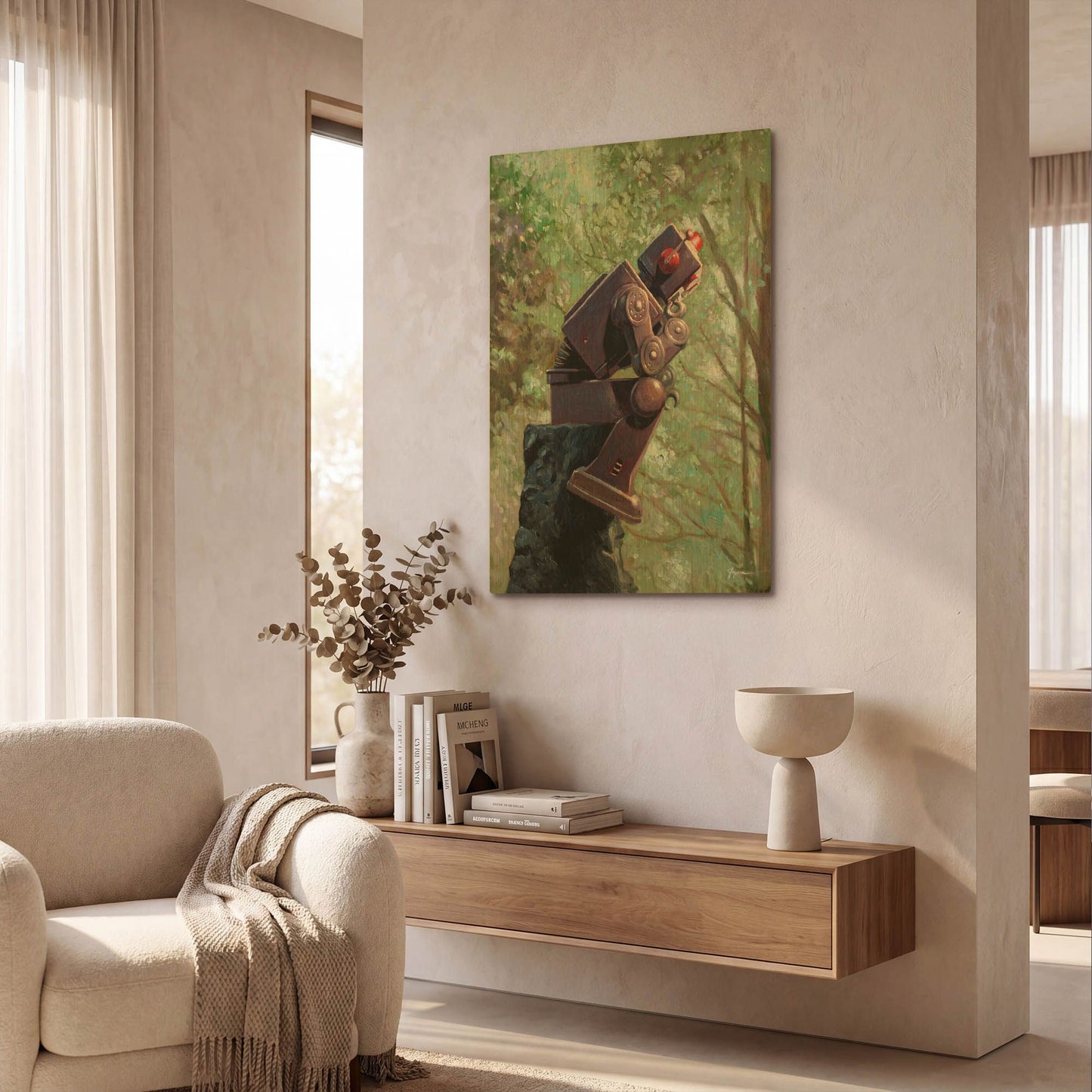 'Collator' By Eric Joyner Gold Metal Wall Art
