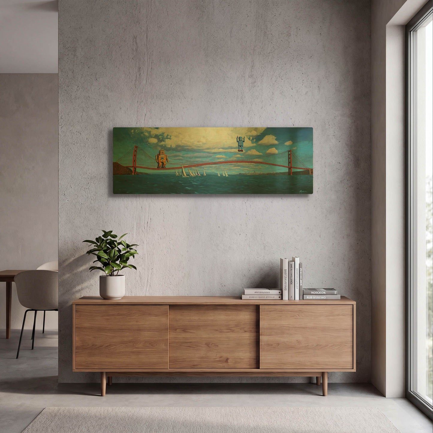 'Golden Gaters' By Eric Joyner Gold Metal Wall Art