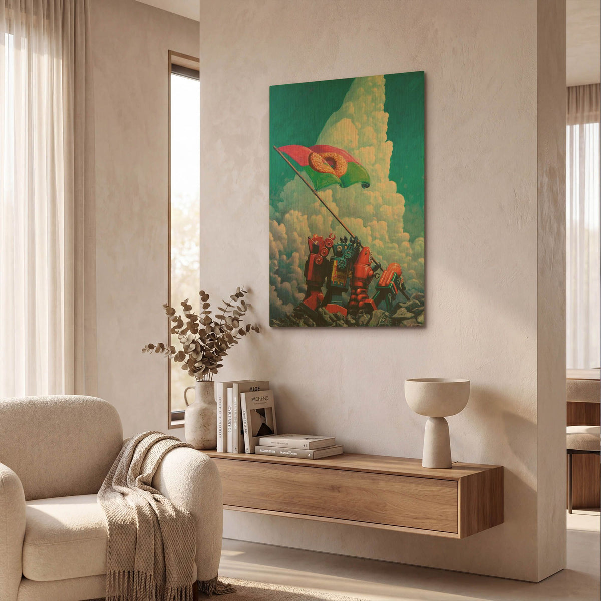 'Iogima' By Eric Joyner Gold Metal Wall Art