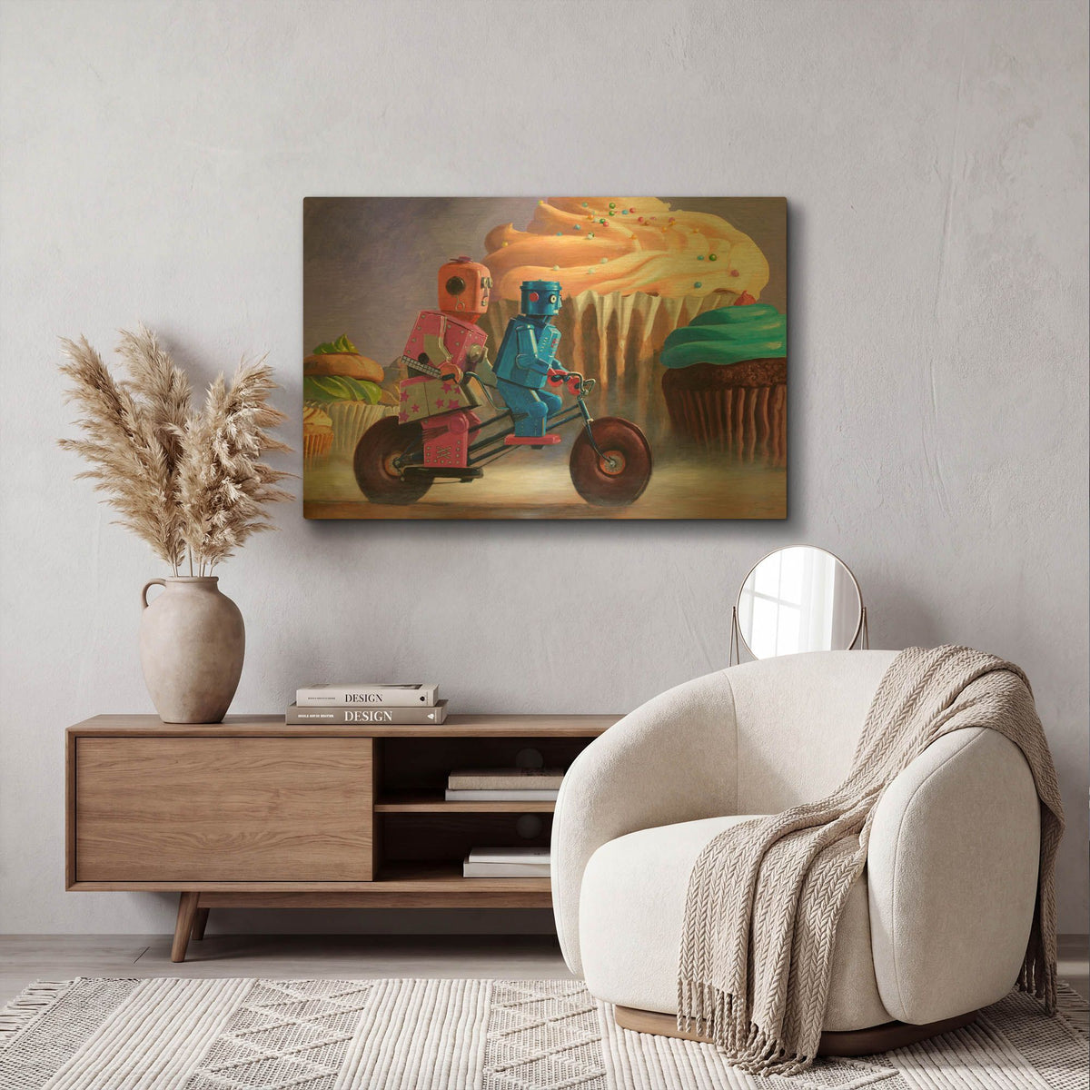 'Misty Path' By Eric Joyner Gold Metal Wall Art