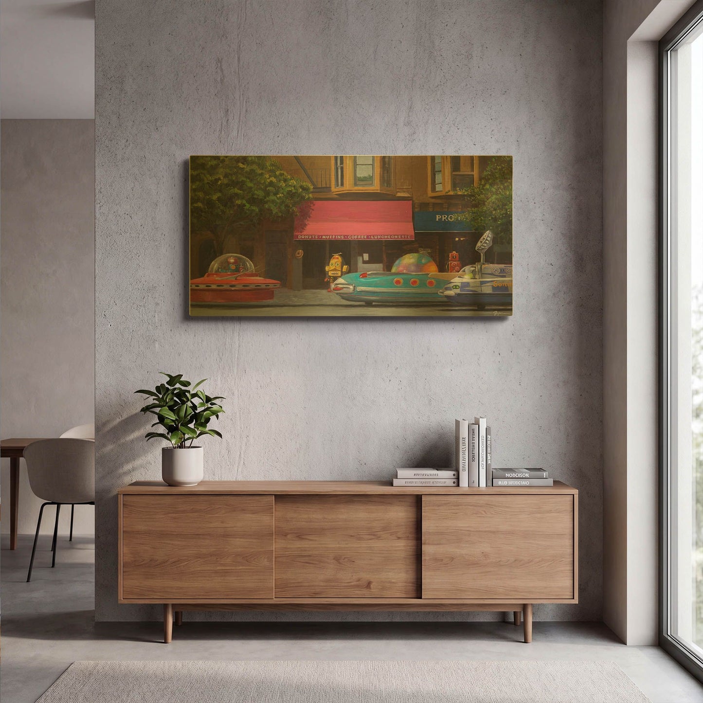 'U.F.D.' By Eric Joyner Gold Metal Wall Art