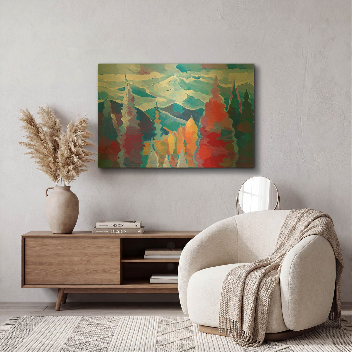 'Points of Reverie' By Hooshang Khorasani Gold Metal Wall Art